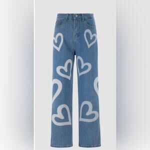 Cider Heartthrob High Waist Straight Leg Jeans Size S